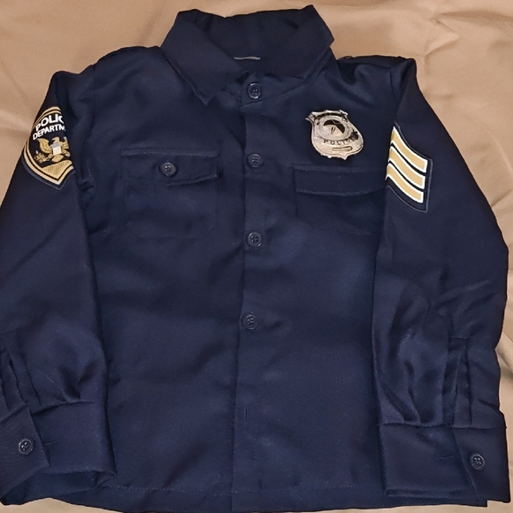 Spirit Kids Police Costume - Blue and Yellow - Picture 5 of 5